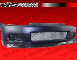 Honda Civic 2DR & Hatchback VIS Racing Crow Front Bumper with Built In Carbon Lip - 92HDCVC2DCRO-001CC