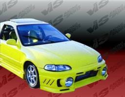 Honda Civic 2DR & HB VIS Racing EVO-3 Front Bumper - 92HDCVC2DEVO3-001