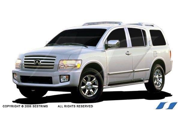 Nissan Titan SES Trim Pillar Post - 304 Mirror Shine Stainless Steel - 6PC - P109