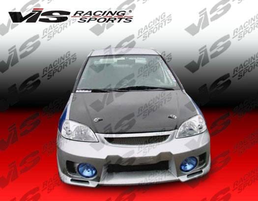 Honda Civic 2DR & HB VIS Racing EVO-5 Front Bumper - 92HDCVC2DEVO5-001