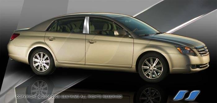 Toyota Avalon SES Trim Pillar Post - 304 Mirror Shine Stainless Steel - 4PC - P128