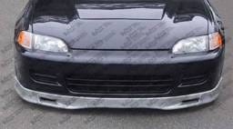 Honda Civic 2DR & Hatchback VIS Racing Type-S Silver Carbon Fiber Lip - 92HDCVC2DSPN-011S