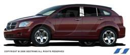 Dodge Caliber SES Trim Pillar Post - 304 Mirror Shine Stainless Steel - 6PC - P121