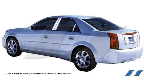 Cadillac CTS SES Trim Pillar Post - 304 Mirror Shine Stainless Steel - 6PC - P136