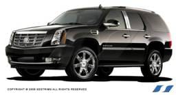 Cadillac Escalade SES Trim Pillar Post - 304 Mirror Shine Stainless Steel - 4PC - P145