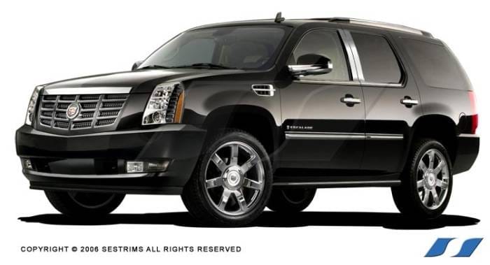 Cadillac Escalade SES Trim Pillar Post - 304 Mirror Shine Stainless Steel - 4PC - P145