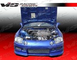 Honda Del Sol VIS Racing Z1 boxer Front Bumper - 93HDDEL2DZ1-001