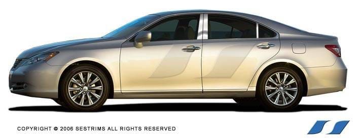 Lexus ES SES Trim Pillar Post - 304 Mirror Shine Stainless Steel - 6PC - P139