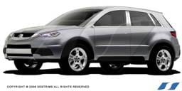 Acura RDX SES Trim Pillar Post - 304 Mirror Shine Stainless Steel - 4PC - P140