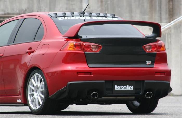 Mitsubishi Lancer Chargespeed Bottom Line Rear Caps thumbnail 3