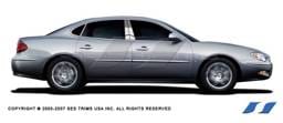 Buick Lacrosse SES Trim Pillar Post - 304 Mirror Shine Stainless Steel - 6PC - P158