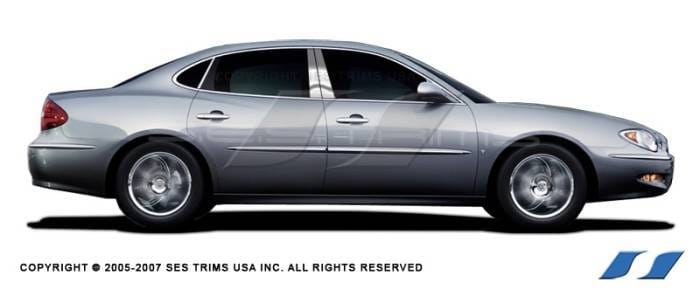 Buick Lacrosse SES Trim Pillar Post - 304 Mirror Shine Stainless Steel - 6PC - P158