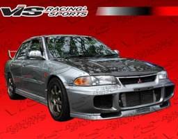 Mitsubishi Mirage 4DR VIS Racing Evolution-3 Front Bumper - 93MTMIR4DEVO3-001