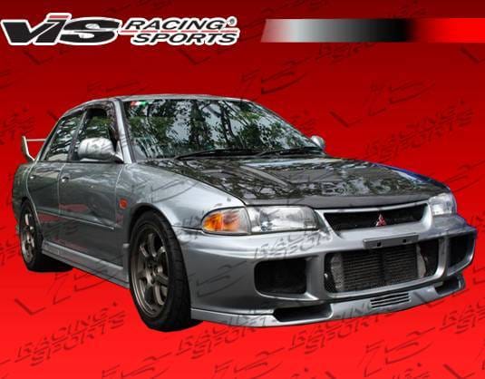 Mitsubishi Mirage 4DR VIS Racing Evolution-3 Front Bumper - 93MTMIR4DEVO3-001