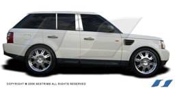 Land Rover Range Rover SES Trim Pillar Post - 304 Mirror Shine Stainless Steel - 6PC - P165