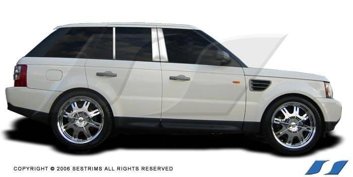 Land Rover Range Rover SES Trim Pillar Post - 304 Mirror Shine Stainless Steel - 6PC - P165