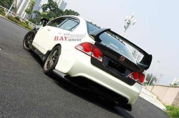 Honda Civic 4DR Bay Speed Type R Rear Bumper - CFRP - CF3038TR