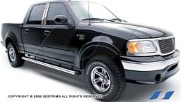 Ford F150 SES Trim Pillar Post - 304 Mirror Shine Stainless Steel - 4PC - P183