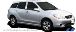Toyota Matrix SES Trim Pillar Post - 304 Mirror Shine Stainless Steel - 6PC - P172