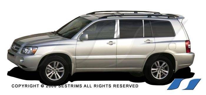 Toyota Highlander SES Trim Pillar Post - 304 Mirror Shine Stainless Steel - 6PC - P175