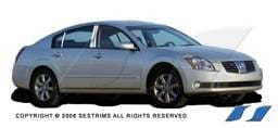 Nissan Maxima SES Trim Pillar Post - 304 Mirror Shine Stainless Steel - 6PC - P185