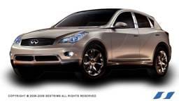 Infiniti EX35 SES Trim Pillar Post - 304 Mirror Shine Stainless Steel - 8PC - P198