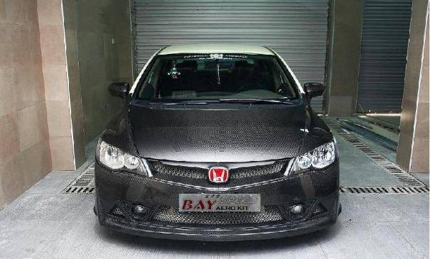 Honda Civic 4DR Bay Speed JDM RR Front Bumper - CFRP - CF8224RR