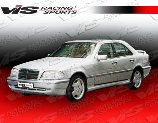 Mercedes-Benz C Class VIS Racing Euro Tech-2 Front Bumper - 94MEW2024DET2-001