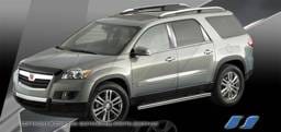 GMC Acadia SES Trim Pillar Post - 304 Mirror Shine Stainless Steel - 6PC - P203
