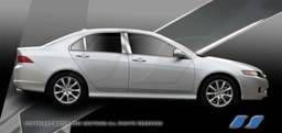 Acura TSX SES Trim Pillar Post - 304 Mirror Shine Stainless Steel - 6PC - P209