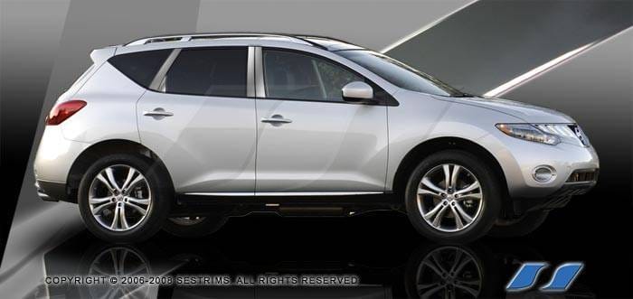 Nissan Murano SES Trim Pillar Post - 304 Mirror Shine Stainless Steel - 8PC - P211
