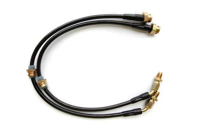 Nissan 240SX Agency Power Steel Braided Brake Lines - Front - AP-240-405