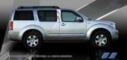 Nissan Pathfinder SES Trim Pillar Post - 304 Mirror Shine Stainless Steel - 4PC - P222