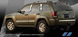 Jeep Grand Cherokee SES Trim Pillar Post - 304 Mirror Shine Stainless Steel - 8PC - P216