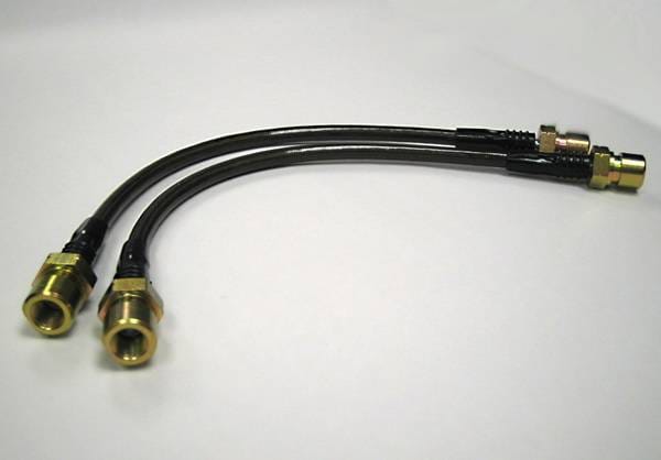 Porsche 911 Agency Power Steel Braided Brake Lines - Front - AP-993-405