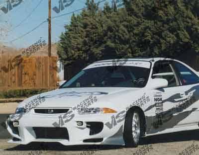 Honda Civic VIS Racing Invader-2 Front Bumper - 96HDCVC2DINV2-001