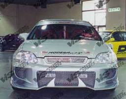 Honda Civic VIS Racing Invader-4 Front Bumper - 96HDCVC2DINV4-001