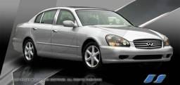 Infiniti Q45 SES Trim Pillar Post - 304 Mirror Shine Stainless Steel - 6PC - P233