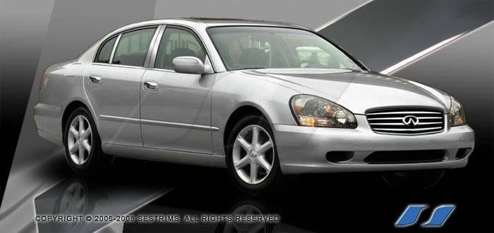 Infiniti Q45 SES Trim Pillar Post - 304 Mirror Shine Stainless Steel - 6PC - P233