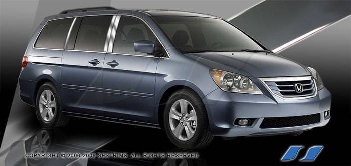 Honda Odyssey SES Trim Pillar Post - 304 Mirror Shine Stainless Steel - 6PC - P247