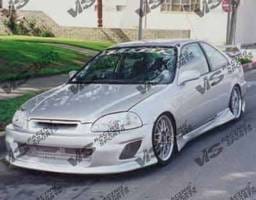 Honda Civic VIS Racing Techno R-2 Front Bumper - 96HDCVC2DTNR2-001