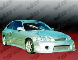 Honda Civic VIS Racing Quest Front Bumper - 96HDCVC2DQST-001