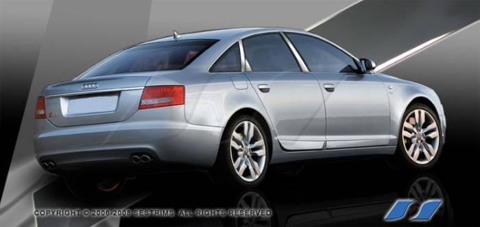 Audi A6 SES Trim Pillar Post - 304 Mirror Shine Stainless Steel - 6PC - P243