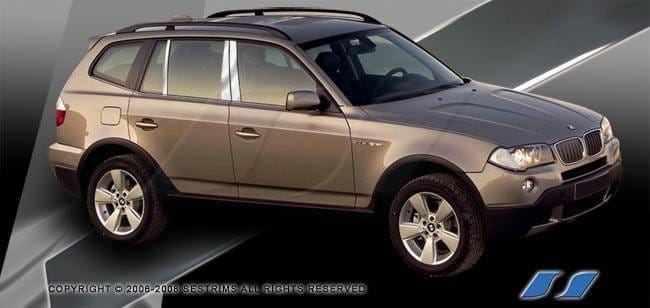 BMW X3 SES Trim Pillar Post - 304 Mirror Shine Stainless Steel - 6PC - P262