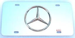 Mercedes LOGO Plate Chrome