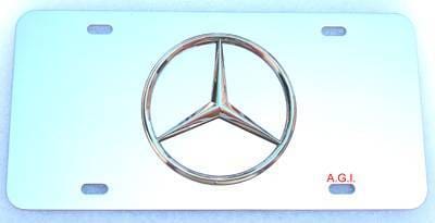 Mercedes LOGO Plate Chrome