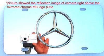 Mercedes LOGO Plate Chrome thumbnail 2