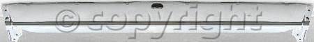 REAR BUMPER CHROME
