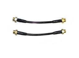 Audi A3 Agency Power Steel Braided Brake Lines - Rear - AP-A3-410