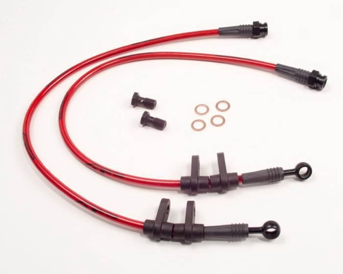 Honda S2000 Agency Power Steel Braided Brake Lines - Front - AP-AP1-405